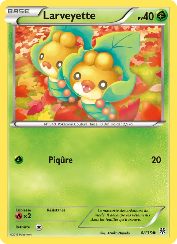 Carte Larveyette de l'extension Tempète Plasma, numéro 8/135