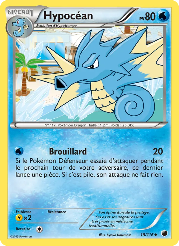 Carte Hypocéan de l'extension Glaciation Plasma, numéro 19/116