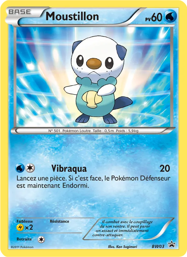 Carte Moustillon de l'extension Promo BW, numéro BW03/101