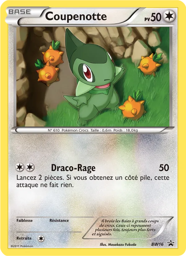 Carte Coupenotte de l'extension Promo BW, numéro BW16/101
