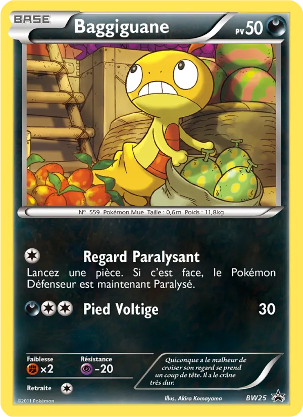 Carte Baggiguane de l'extension Promo BW, numéro BW25/101