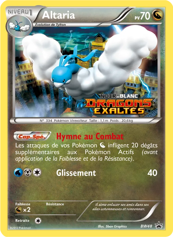 Carte Altaria de l'extension Promo BW, numéro BW48/101