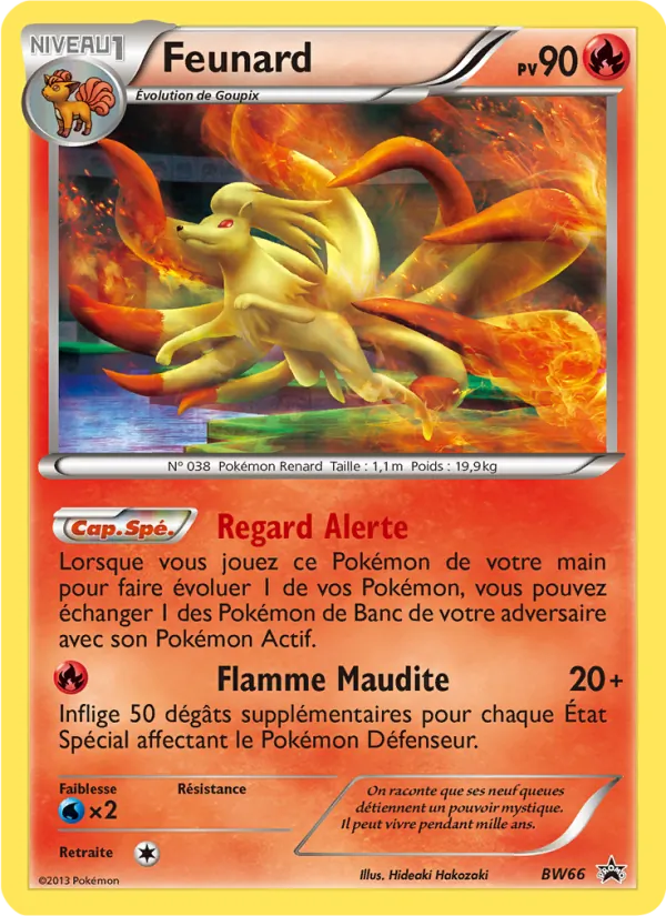 Carte Feunard de l'extension Promo BW, numéro BW66/101