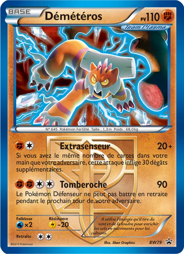Carte Démétéros de l'extension Promo BW, numéro BW79/101