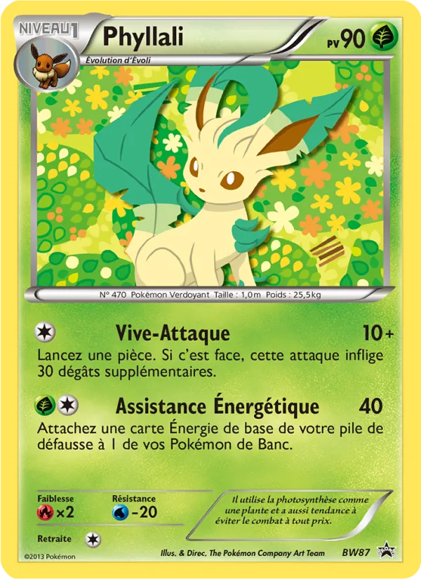 Carte Phyllali de l'extension Promo BW, numéro BW87/101