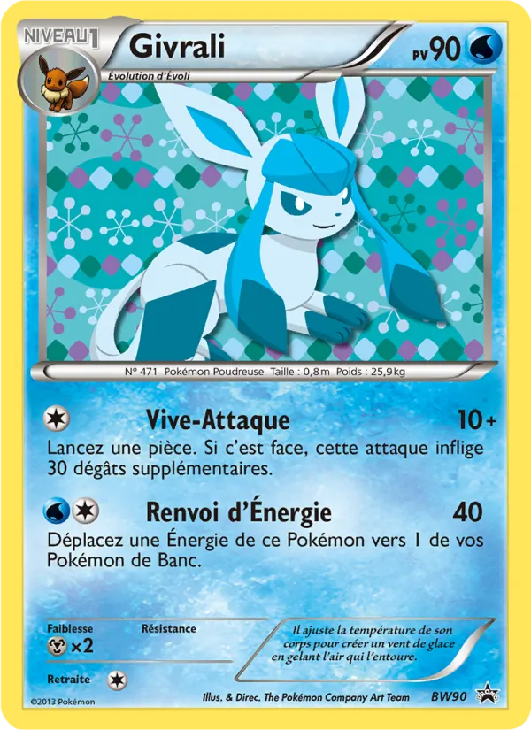 Carte Givrali de l'extension Promo BW, numéro BW90/101