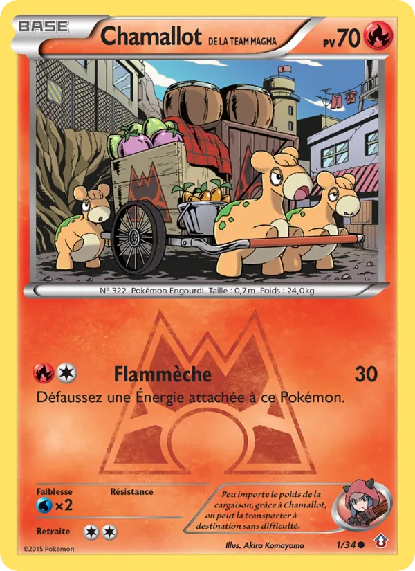 Kaart Team Magma's Numel uit Double Crisis, nummer 1/34