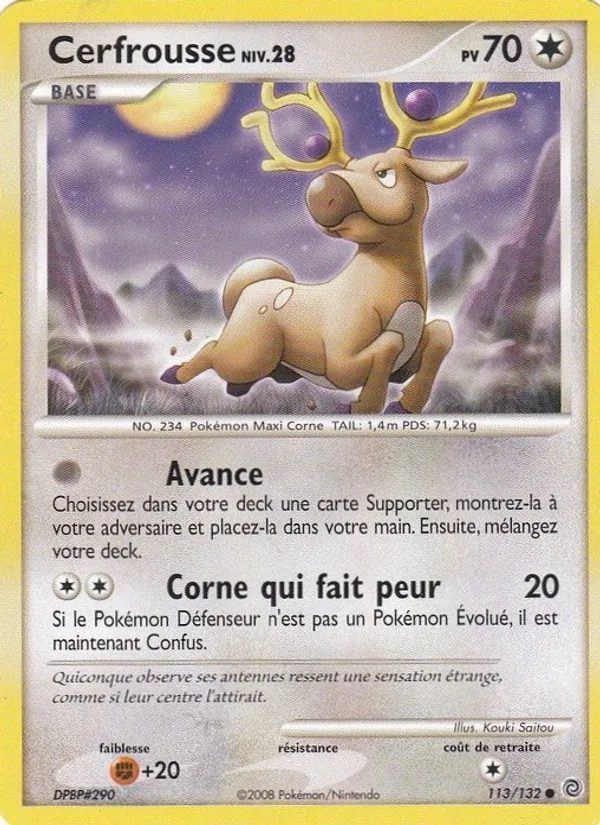 Carte Cerfrousse de l'extension Merveilles Secrètes, numéro 113/132
