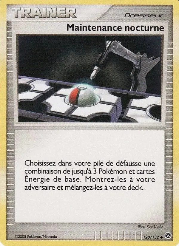 Carte Maintenance nocturne de l'extension Merveilles Secrètes, numéro 120/132