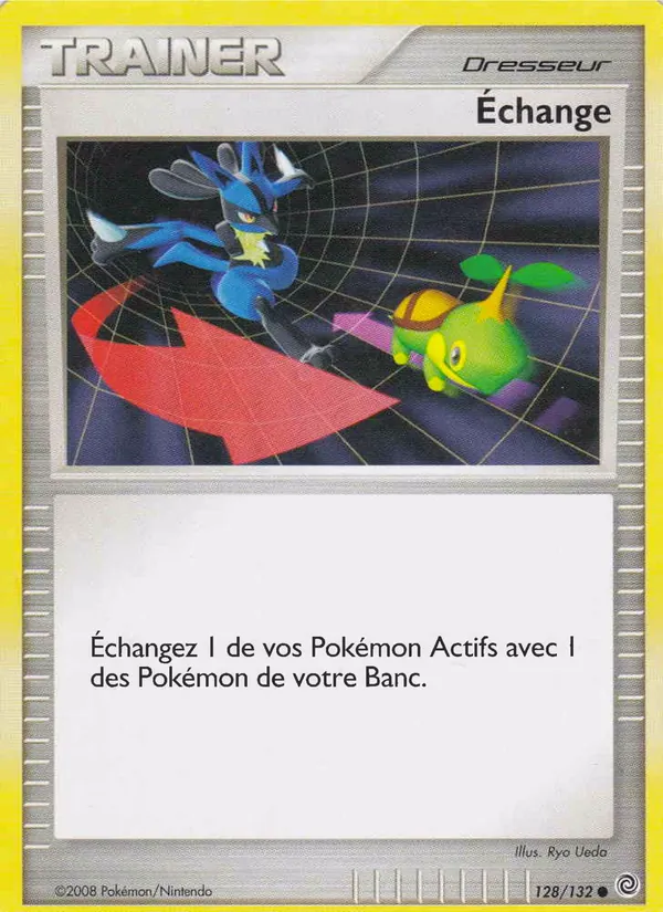 Carte Échange de l'extension Merveilles Secrètes, numéro 128/132