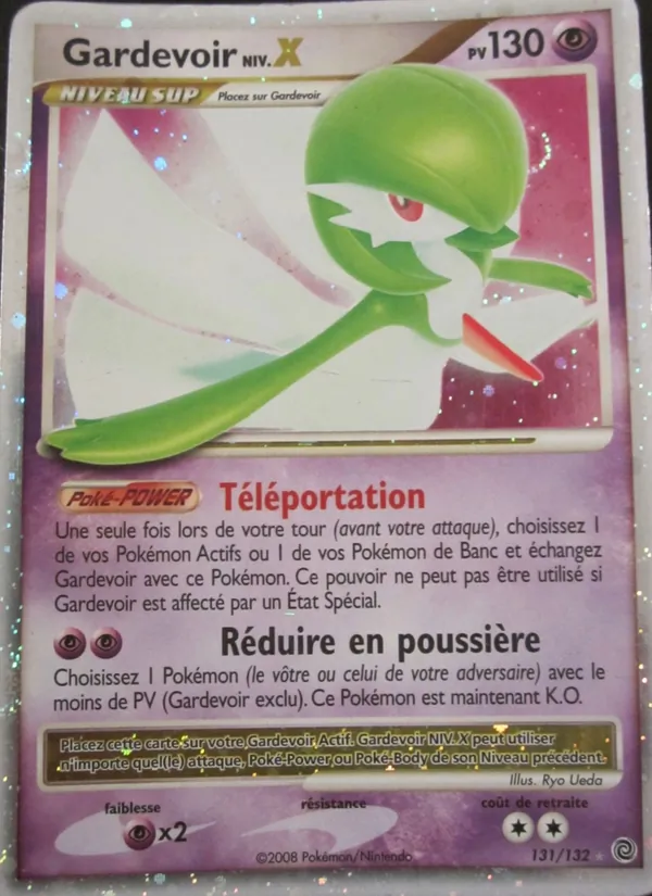 Carte Gardevoir de l'extension Merveilles Secrètes, numéro 131/132