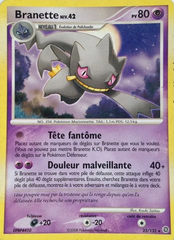 Carte Branette de l'extension Merveilles Secrètes, numéro 23/132