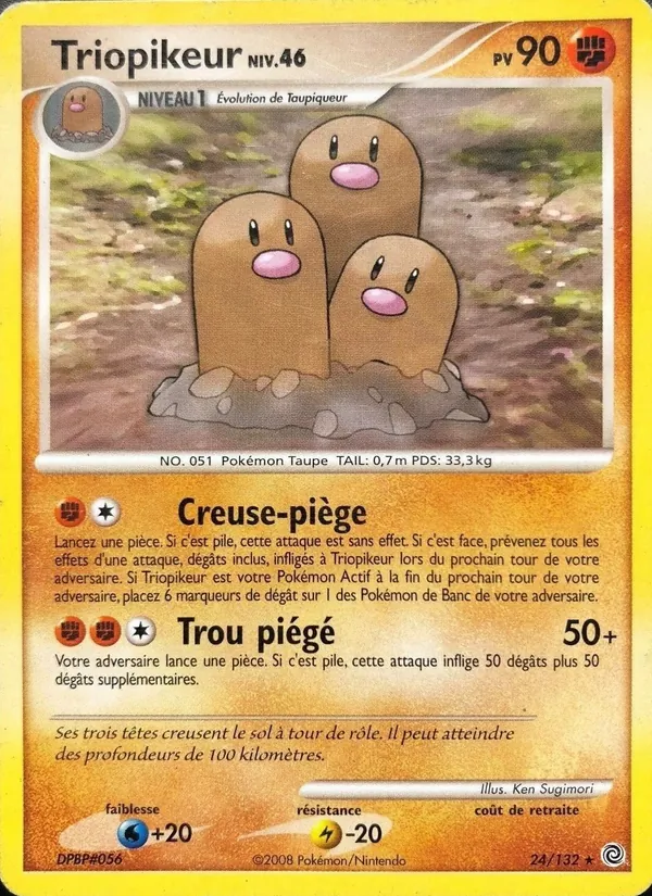 Carte Triopikeur de l'extension Merveilles Secrètes, numéro 24/132