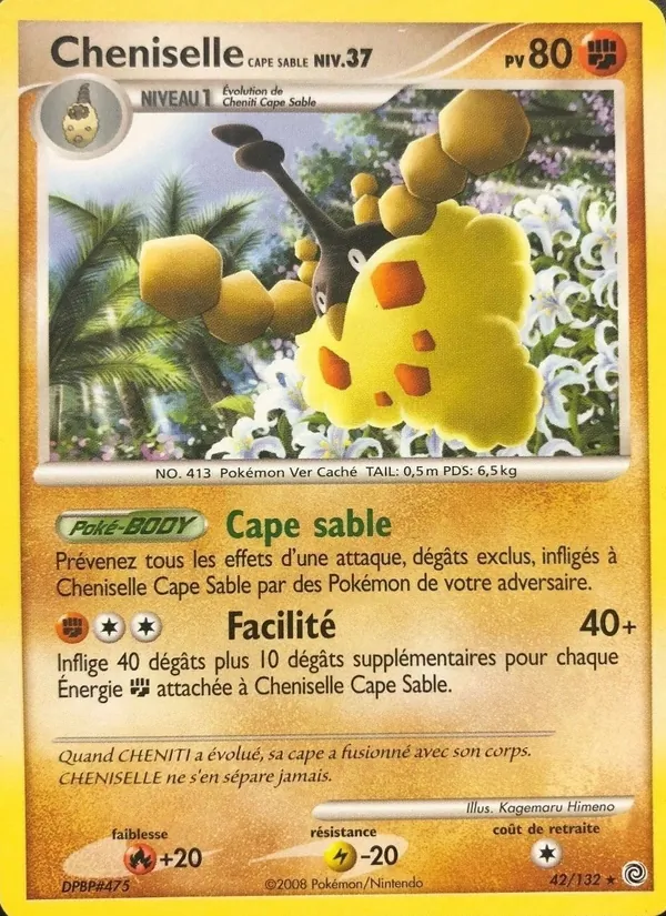 Carte Cheniselle Cape Sable de l'extension Merveilles Secrètes, numéro 42/132