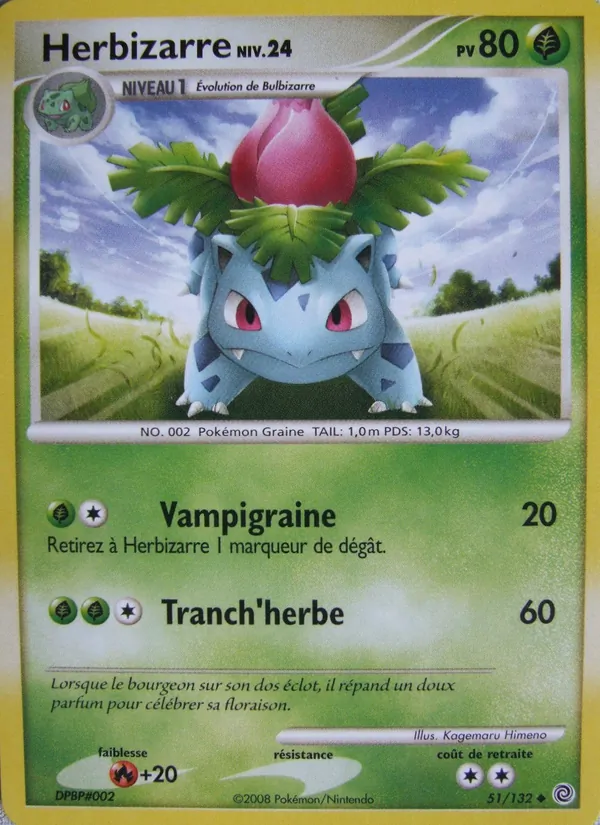 Carte Herbizarre de l'extension Merveilles Secrètes, numéro 51/132