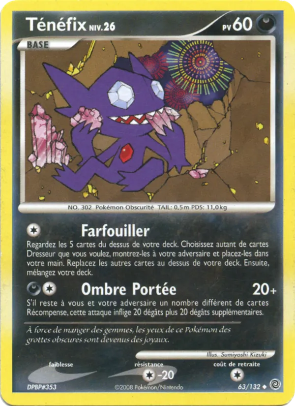 Carte Ténéfix de l'extension Merveilles Secrètes, numéro 63/132