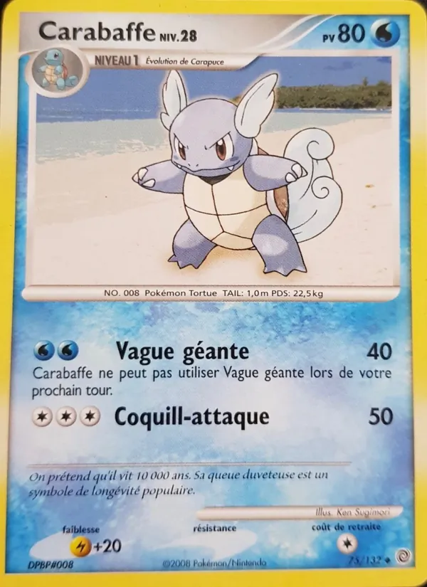 Carte Carabaffe de l'extension Merveilles Secrètes, numéro 75/132