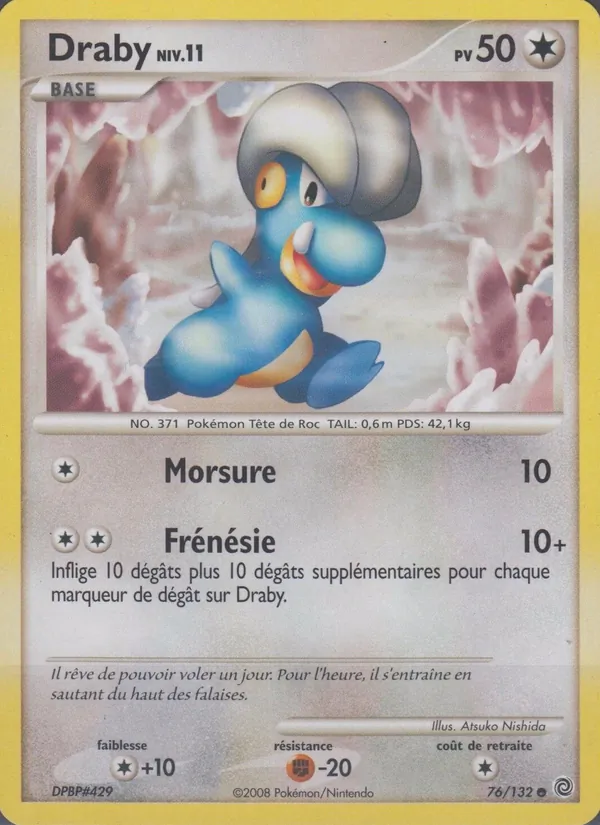 Carte Draby de l'extension Merveilles Secrètes, numéro 76/132