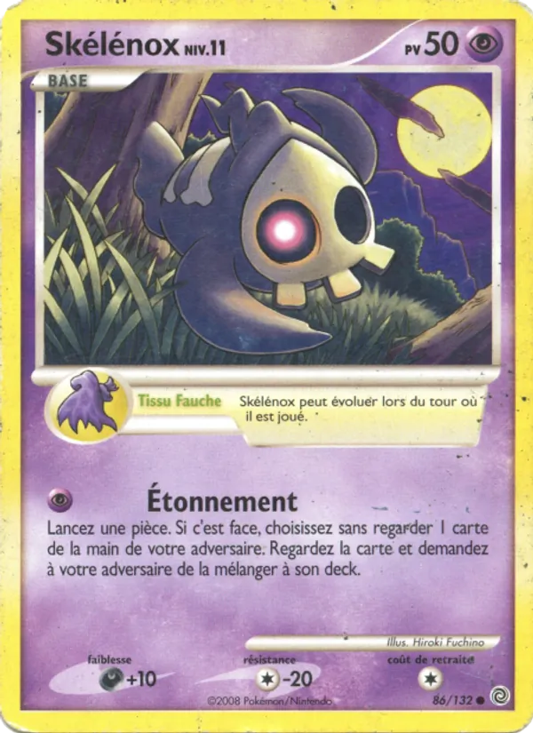 Carte Skelénox de l'extension Merveilles Secrètes, numéro 86/132