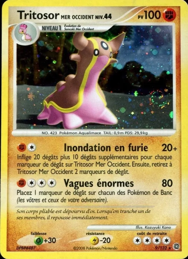 Carte Tritosor Mer Occident de l'extension Merveilles Secrètes, numéro 9/132