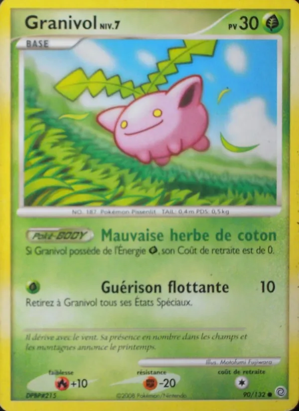 Carte Granivol de l'extension Merveilles Secrètes, numéro 90/132