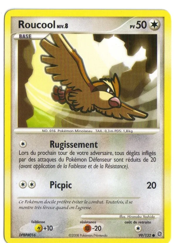 Carte Roucool de l'extension Merveilles Secrètes, numéro 99/132