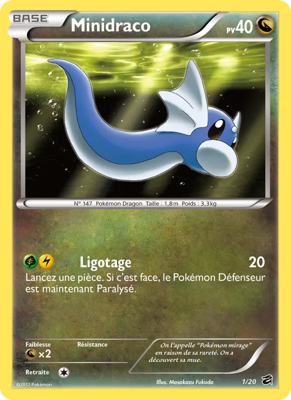 Carte Minidraco de l'extension Coffre des Dragons, numéro 1/20