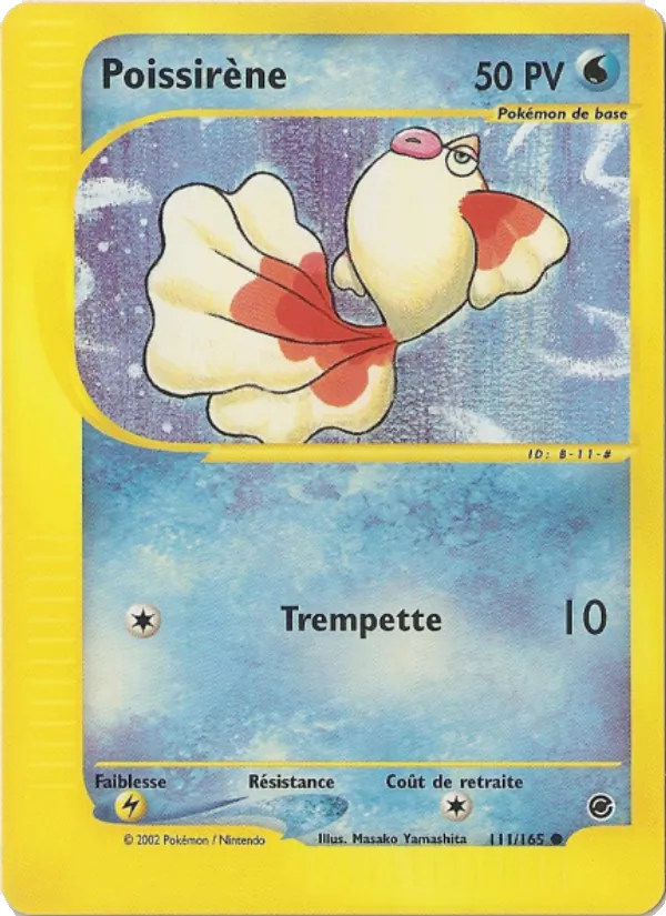 Carte Poissirène de l'extension Expedition, numéro 111/165