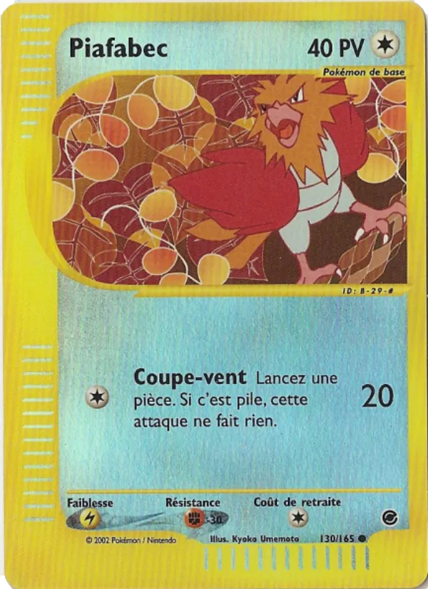 Carte Piafabec de l'extension Expedition, numéro 130/165