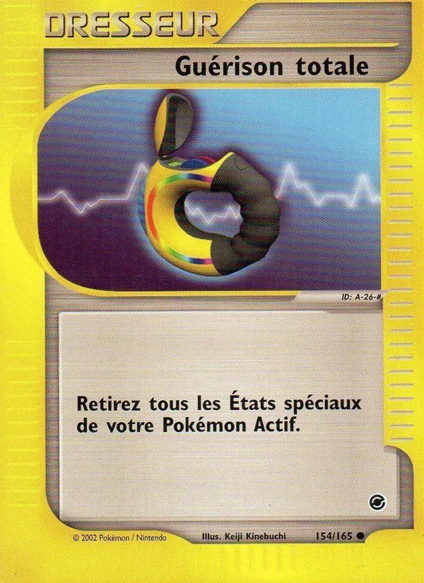 Carte Guérison totale de l'extension Expedition, numéro 154/165
