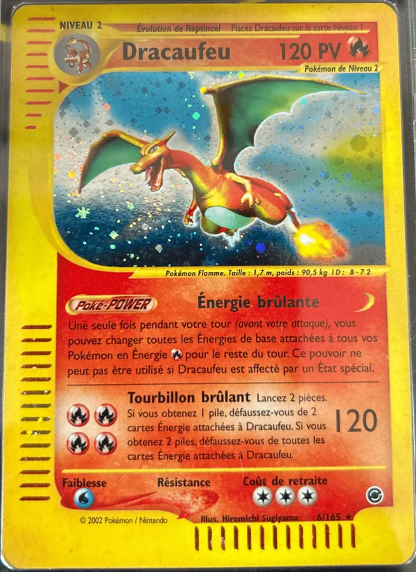 Carte Dracaufeu de l'extension Expedition, numéro 6/165