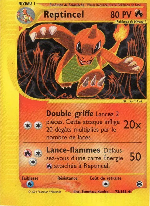 Carte Reptincel de l'extension Expedition, numéro 73/165