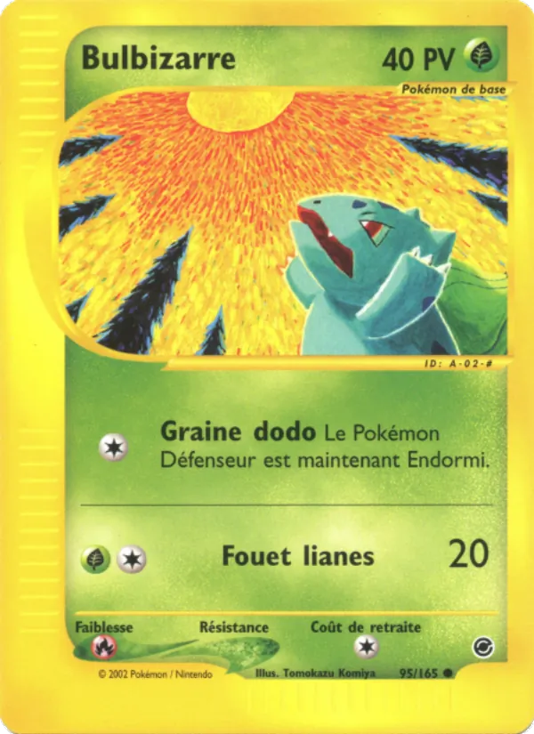 Carte Bulbizarre de l'extension Expedition, numéro 95/165