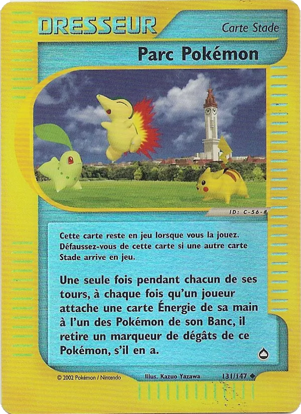 Carte Parc Pokémon de l'extension Aquapolis, numéro 131/147