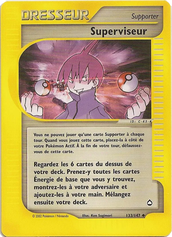 Carte Superviseur de l'extension Aquapolis, numéro 133/147