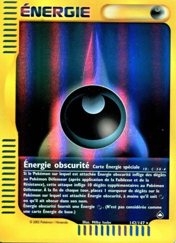 Carte Énergie obscurité de l'extension Aquapolis, numéro 142/147