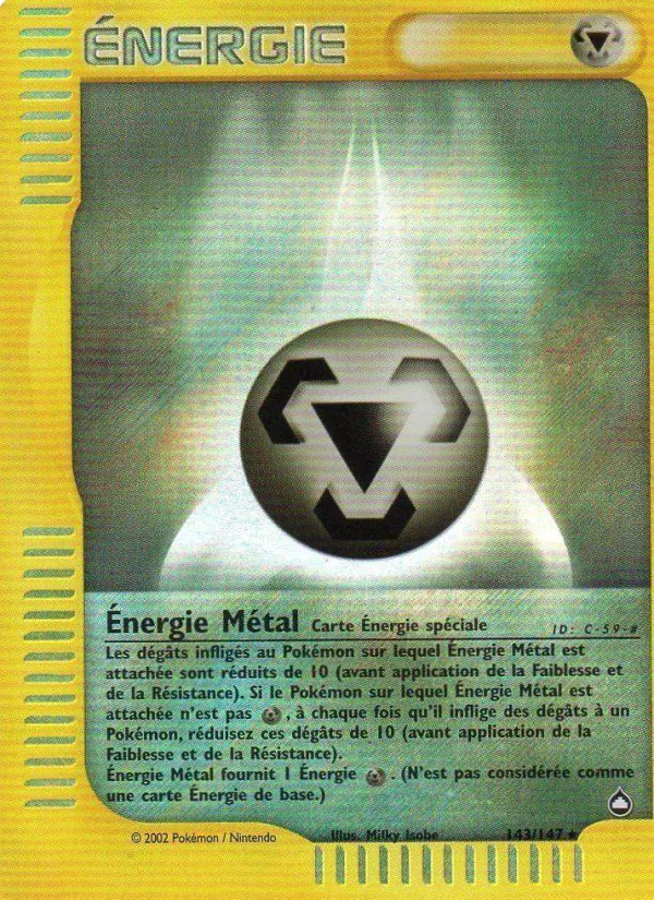 Carte Énergie Métal de l'extension Aquapolis, numéro 143/147
