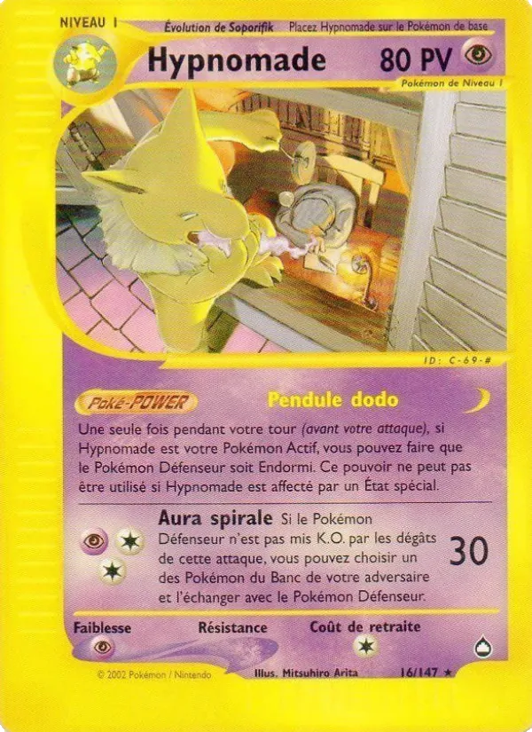 Carte Hypnomade de l'extension Aquapolis, numéro 16/147