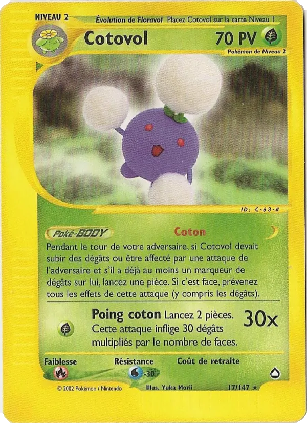 Carte Cotovol de l'extension Aquapolis, numéro 17/147