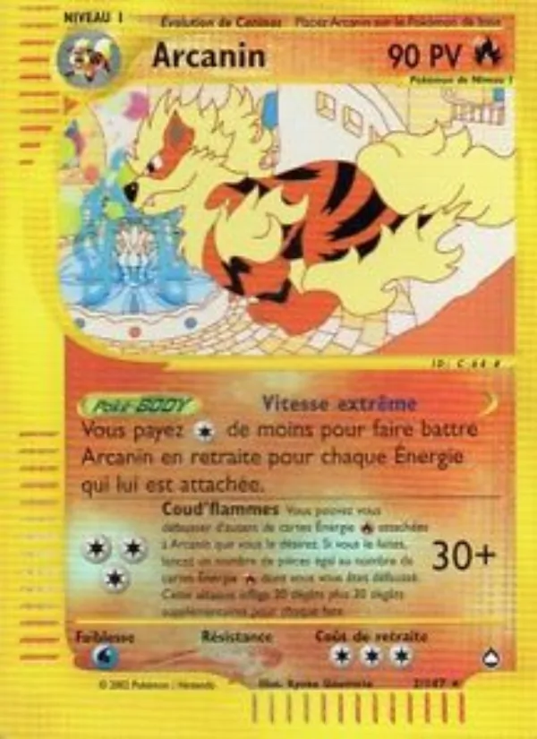Carte Arcanin de l'extension Aquapolis, numéro 2/147