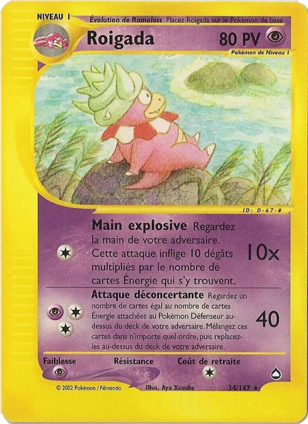 Carte Roigada de l'extension Aquapolis, numéro 34/147