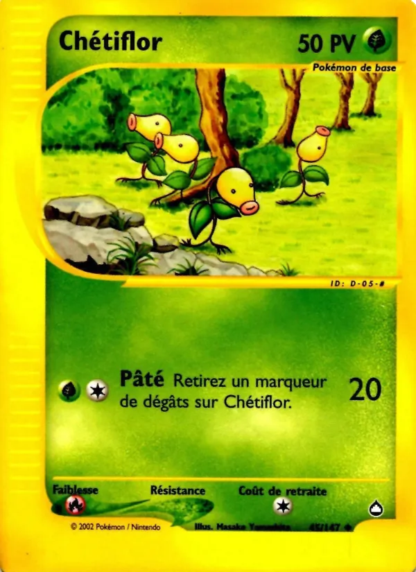 Carte Chétiflor de l'extension Aquapolis, numéro 45/147