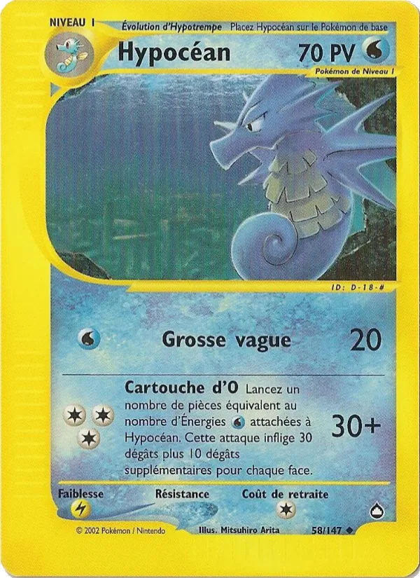 Carte Hypocéan de l'extension Aquapolis, numéro 58/147