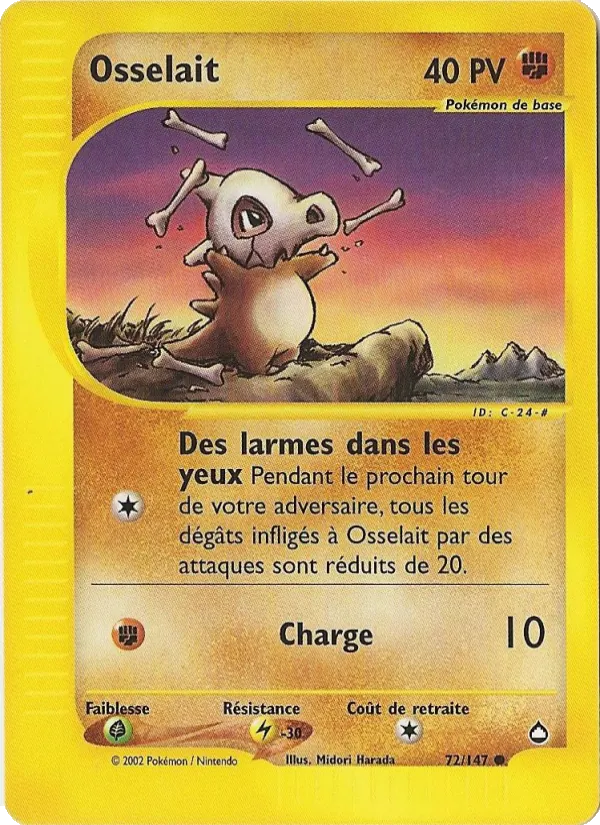 Carte Osselait de l'extension Aquapolis, numéro 72/147