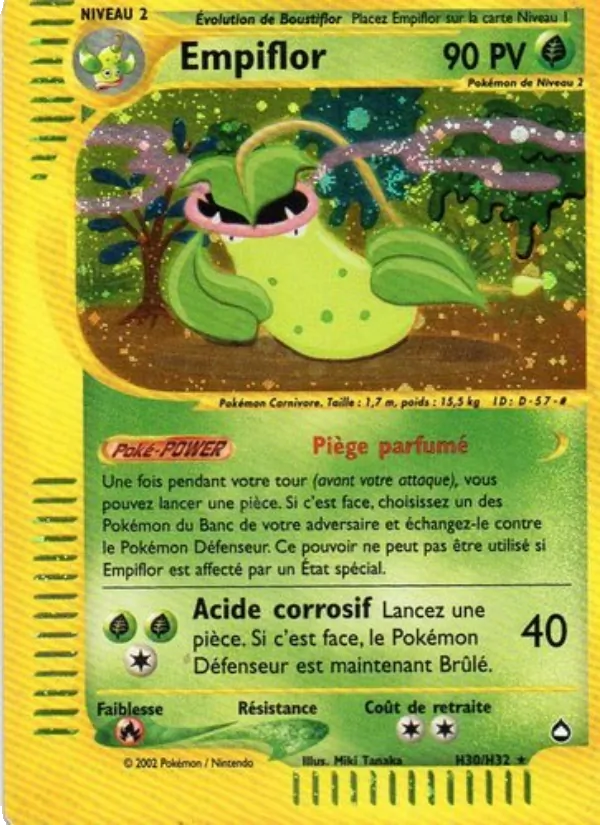 Carte Empiflor de l'extension Aquapolis, numéro H30/147