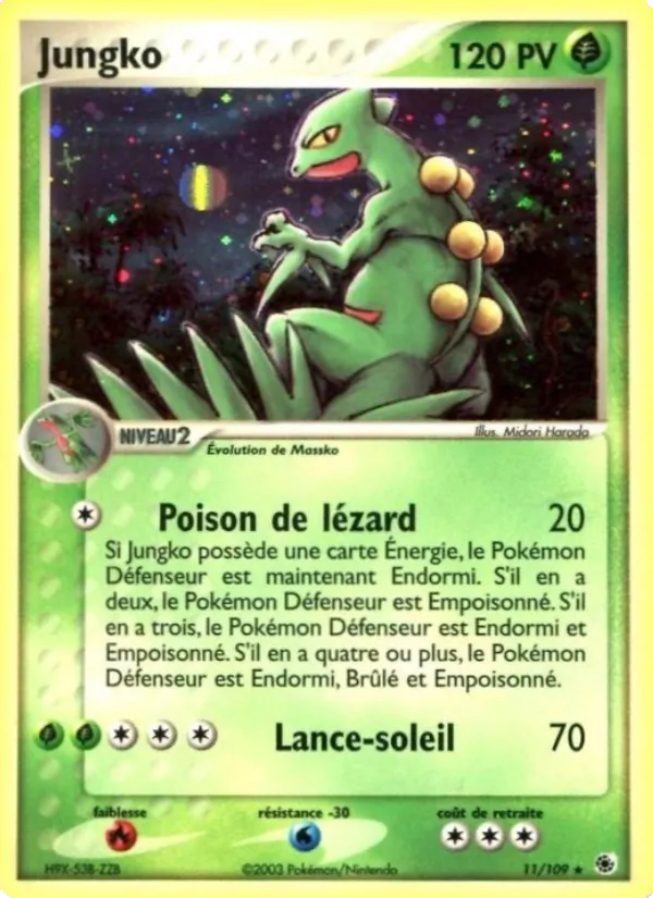 Carte Jungko de l'extension EX Rubis & Saphir, numéro 11/109