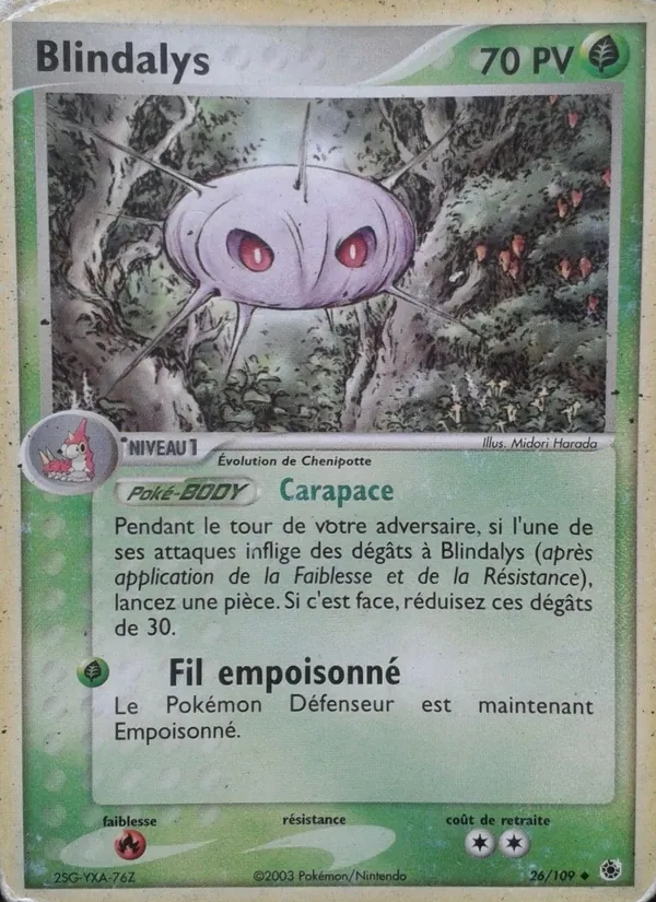 Carte Blindalys de l'extension EX Rubis & Saphir, numéro 26/109