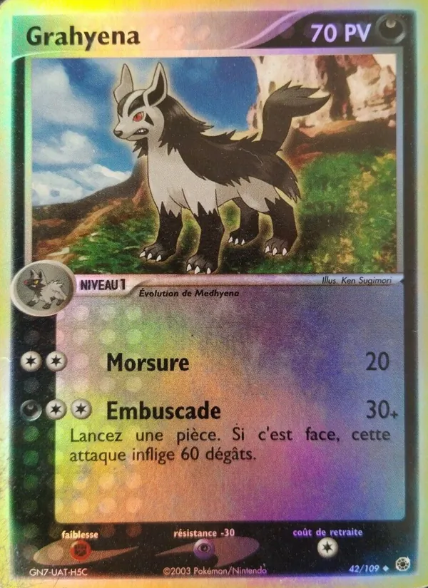 Carte Grahyèna de l'extension EX Rubis & Saphir, numéro 42/109
