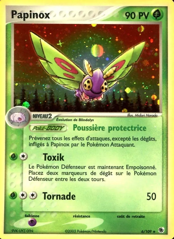 Carte Papinox de l'extension EX Rubis & Saphir, numéro 6/109