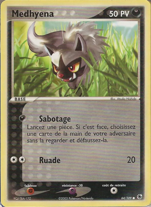Carte Medhyena de l'extension EX Rubis & Saphir, numéro 64/109